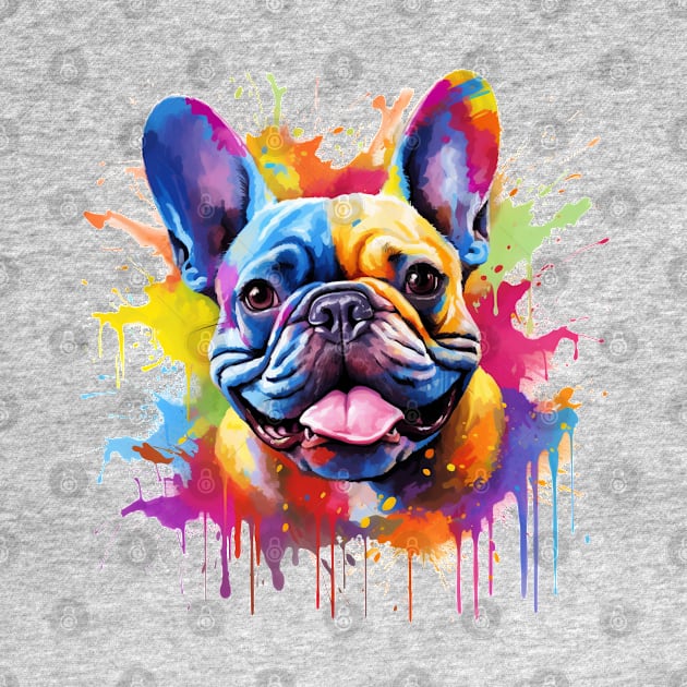 French bulldog Art by CunninghamWatercolors